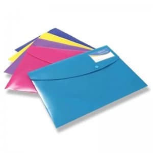 Rapesco ID Popper Wallet A4 Plus Assorted (Pack of 5)