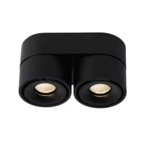 Yumiko Modern Surface Mounted Ceiling Spotlight - Ø7,8cm - LED Dim. - 2x8W 2700K - Black