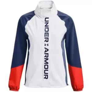 Under Armour Rush Woven Colour Block Jacket Womens - White