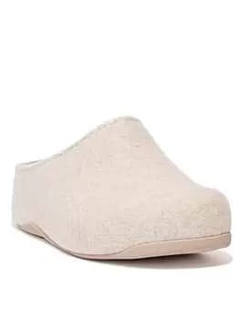 FitFlop Shuv Slippers Ivory, Ivory, Size 5, Women