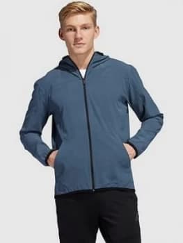Adidas City Full Zip Hoodie - Navy