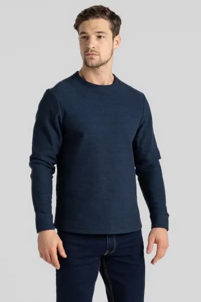 Craghoppers Langdon Crew Neck - Blue 2XL