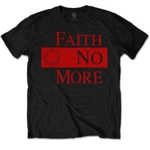 Faith No More - Classic New Logo Star Unisex Medium T-Shirt - Black