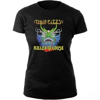 Thin Lizzy - Killer Lady Ladies Small T-Shirt - Black