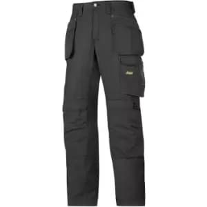 Snickers Mens Ripstop Workwear Trousers (31S) (Black/ Black) - Black/ Black