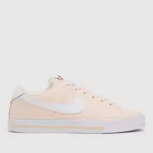 Nike Pale Pink Court Legacy Trainers