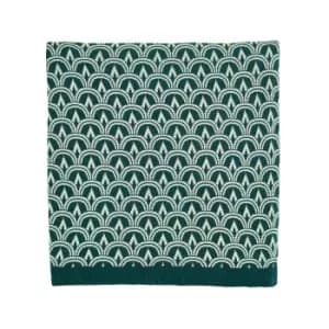 Ted Baker Wave Geo Throw, Sage & Basil