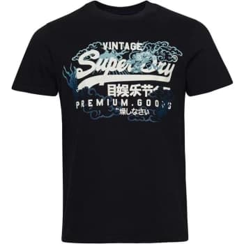 Superdry Narrative T Shirt - Blue