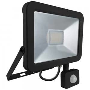 Crompton Phoebe LED - Atlas Mini LED Floodlight with PIR IP66 50W - Cool White