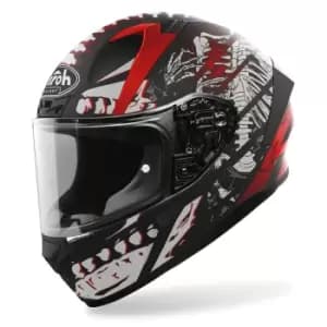 Airoh Valor Ribs Helmet, black-red, Size L, black-red, Size L