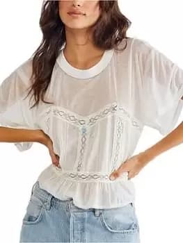 Free People Fall In Love Tee - Ivory