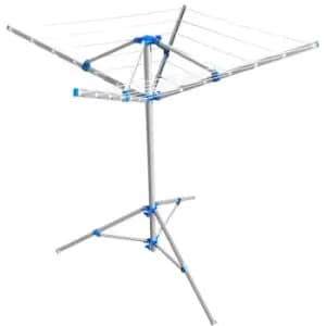 ProPlus Rotary Airer with Foot Grey Metal