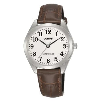 Lorus 'White And Brown Classical Watch - RG241TX9 - multicoloured