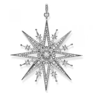 THOMAS SABO Cubic Zirconia Royalty Star Pendant PE819-643-14