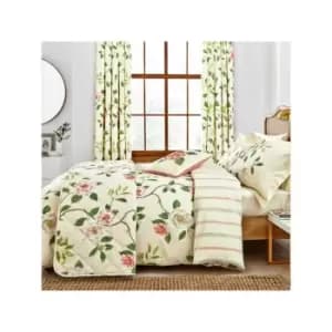 Sanderson - Options Christabel Duvet Cover Set King Size Coral