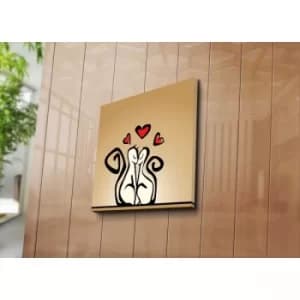 4545C-39 Multicolor Decorative Canvas Painting