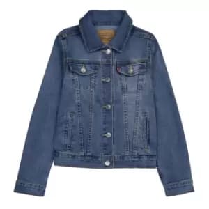 Levis Levis Trucker Jacket Junior Girls - Blue