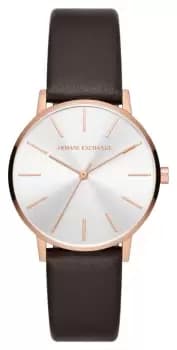 Armani Exchange AX5592 Womens (36mm) Silver Dial / Brown Watch