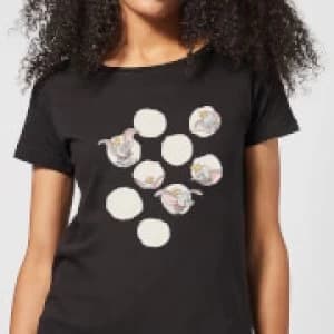 Dumbo Peekaboo Womens T-Shirt - Black