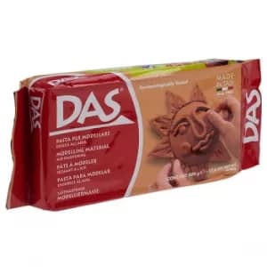 DAS 387100 Air Drying Modelling Clay 500g Terracotta