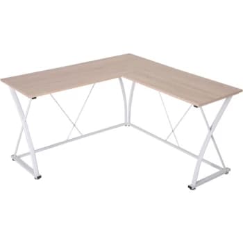 Vinsetto - L-Shaped Computer Desk Corner PC Table Modern Writing Workstation