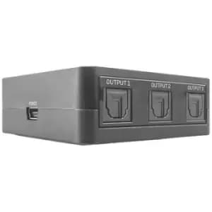 LINDY 70480 3 ports Toslink splitter Black