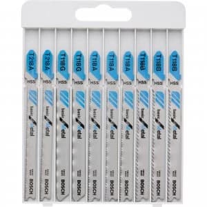Bosch 10 Piece X-Pro Line Metal Cutting Jigsaw Blade Set