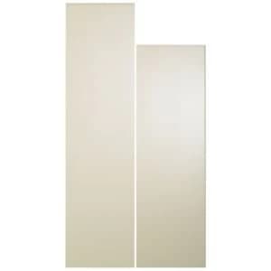 Cooke Lewis Raffello High Gloss Cream Tall larder door W300mm Set of 2