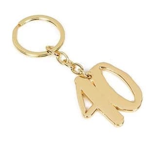 Signography Gold Metal Keyring - 40