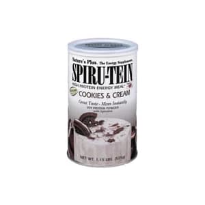 Natures Plus Cookies and Cream Spiru Tein Shake 525g