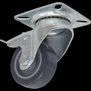 Sealey Swivel Plate Total Lock Castor Grey 50mm
