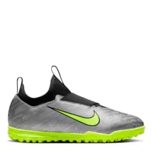 Nike Jr. Zoom Mercurial Vapor 15 Academy TF Little/Big Kids Turf Football Boots Junior Boys - Silver
