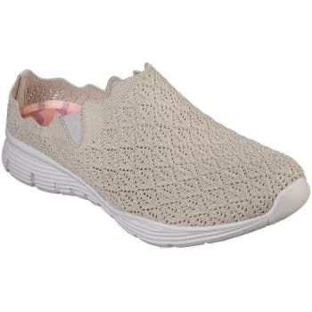 Skechers Seager Womens Slip On Trainers - Beige