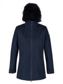 Regatta Myla Waterproof Jacket - Navy, Size 12, Women