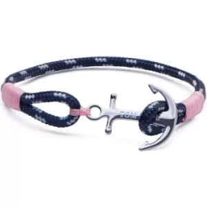 Tom Hope Sterling Silver Coral Pink Bracelet Size XS