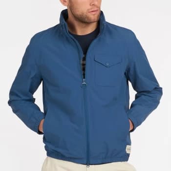 Barbour Mens Herron Jacket - Washed Inky - L