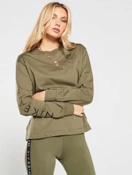Nike Nsw Air Ls Top - Olive