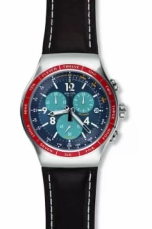 Mens Swatch Recoleta Chronograph Watch YOS454