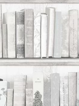 Fresco Botany Library Wallpaper