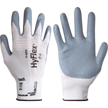 11-800 Hyflex Palm-side Coated White/Grey Gloves - Size 11