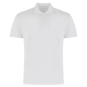 Kustom Kit Mens Cooltex Plus Micro Mesh Polo Shirt (XXL) (White)