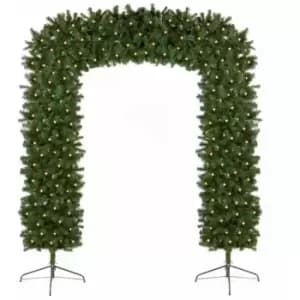 Pre-lit Christmas tree arch - Double
