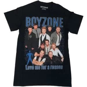 Boyzone - Love Me For A Reason Homage Unisex Medium T-Shirt - Black