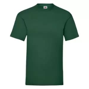 Fruit Of The Loom Mens Valueweight Short Sleeve T-Shirt (M) (Bottle Green)