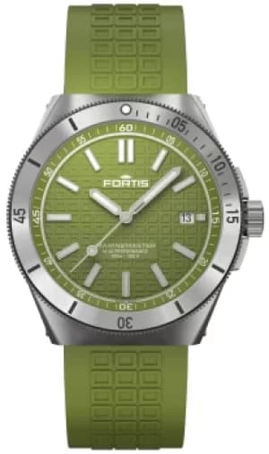 Fortis Watch Marinemaster M-40 Woodpecker Green