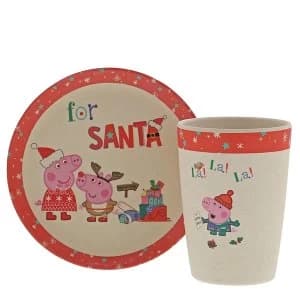 Peppa Pig Bamboo Christmas Eve Set