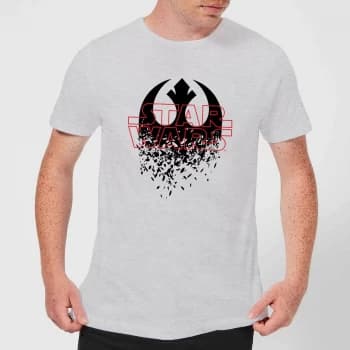 Star Wars Shattered Emblem T-Shirt - Grey - M