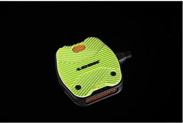 Look Geo City Grip Platform Pedals - Lime