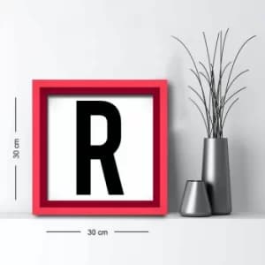 3030AHS-091k Multicolor Decorative Framed MDF Painting