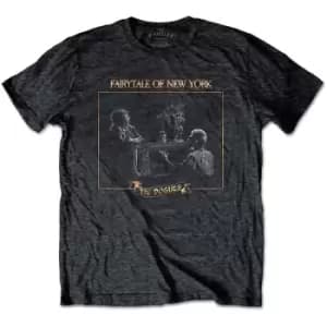 The Pogues - Fairytale Piano Unisex XX-Large T-Shirt - Grey
